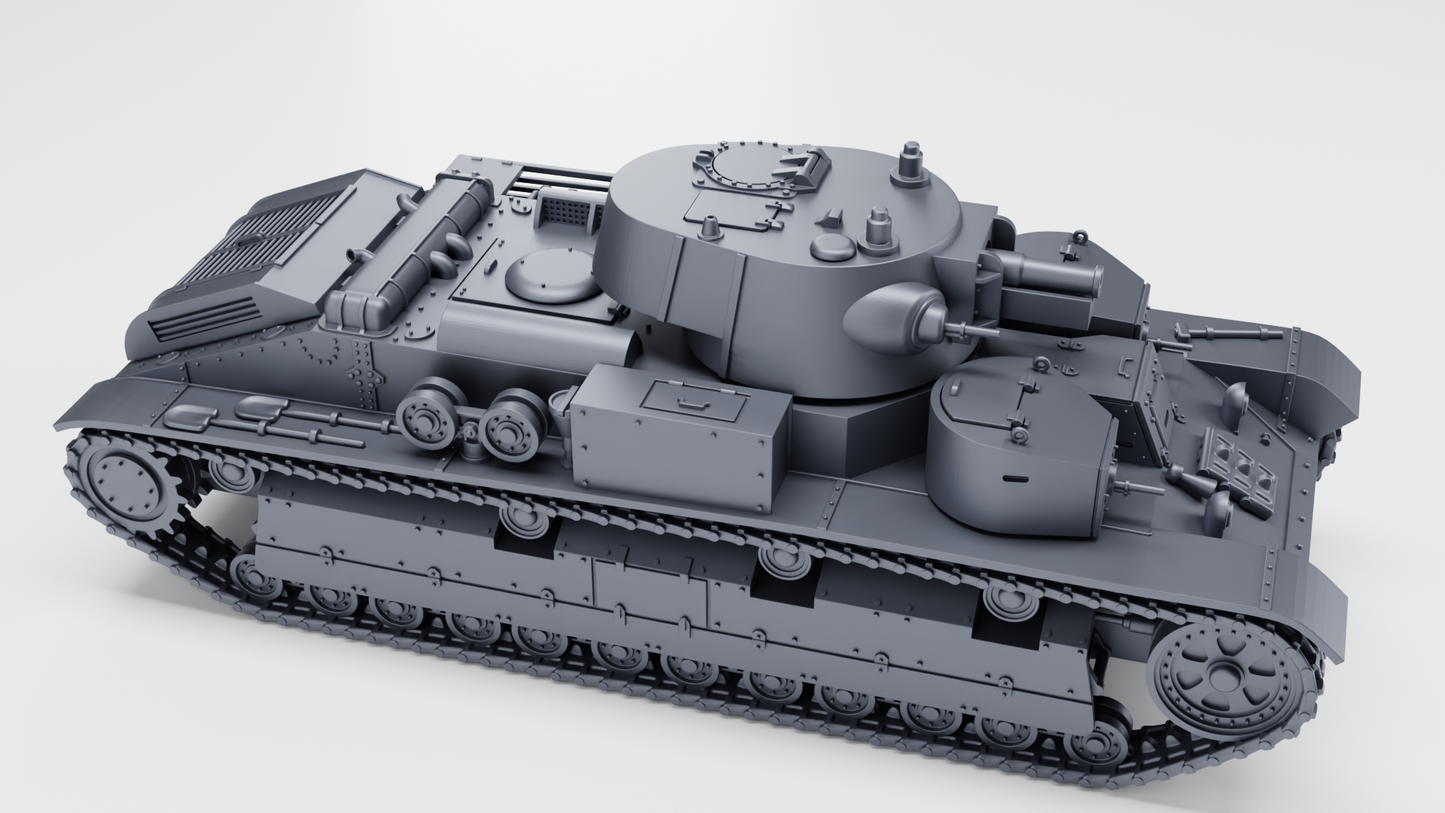 T28 model 140 with conical turret by Wargame3D