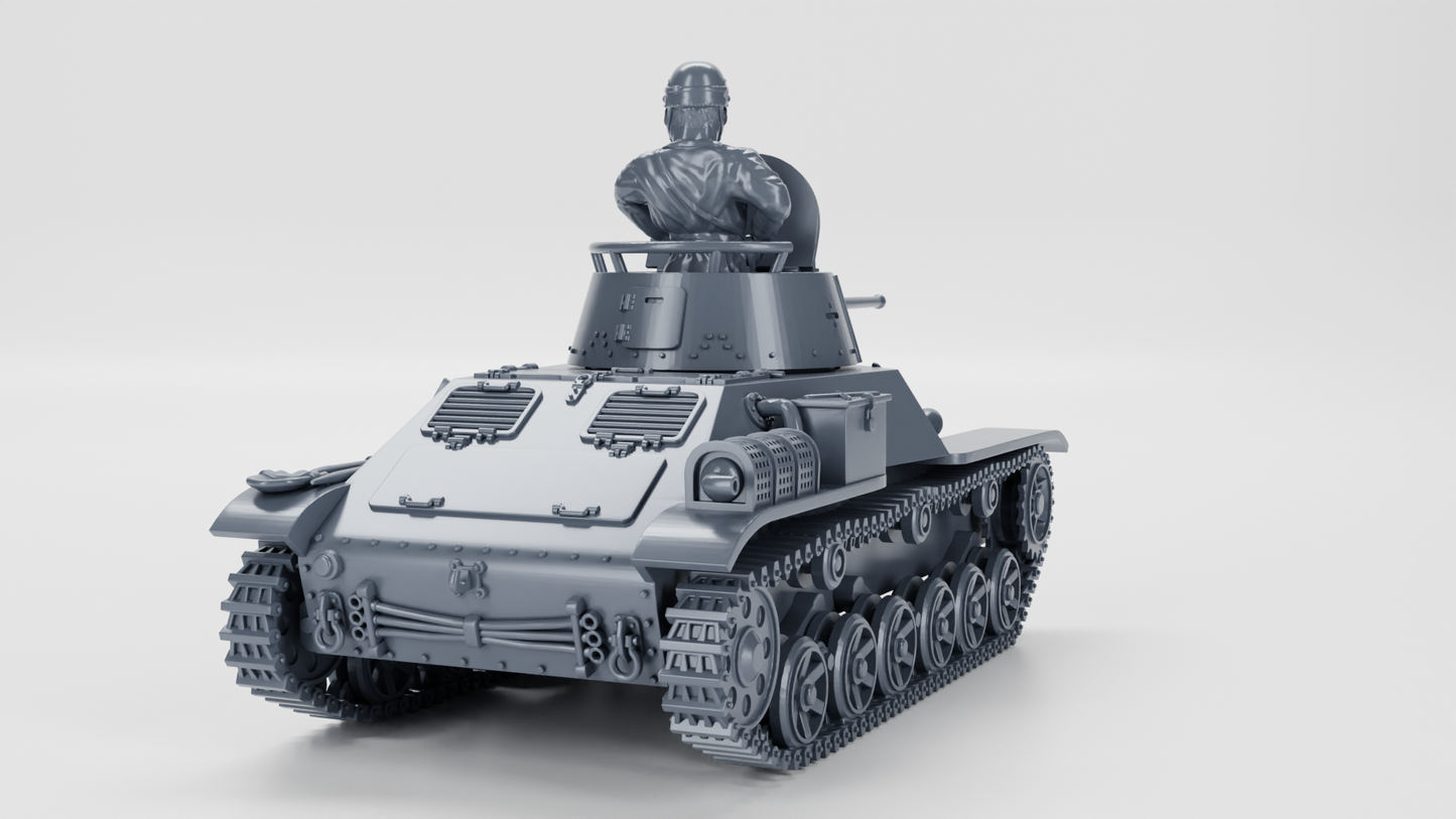 Type 2 Ke-To Light Tank by Wargame3D
