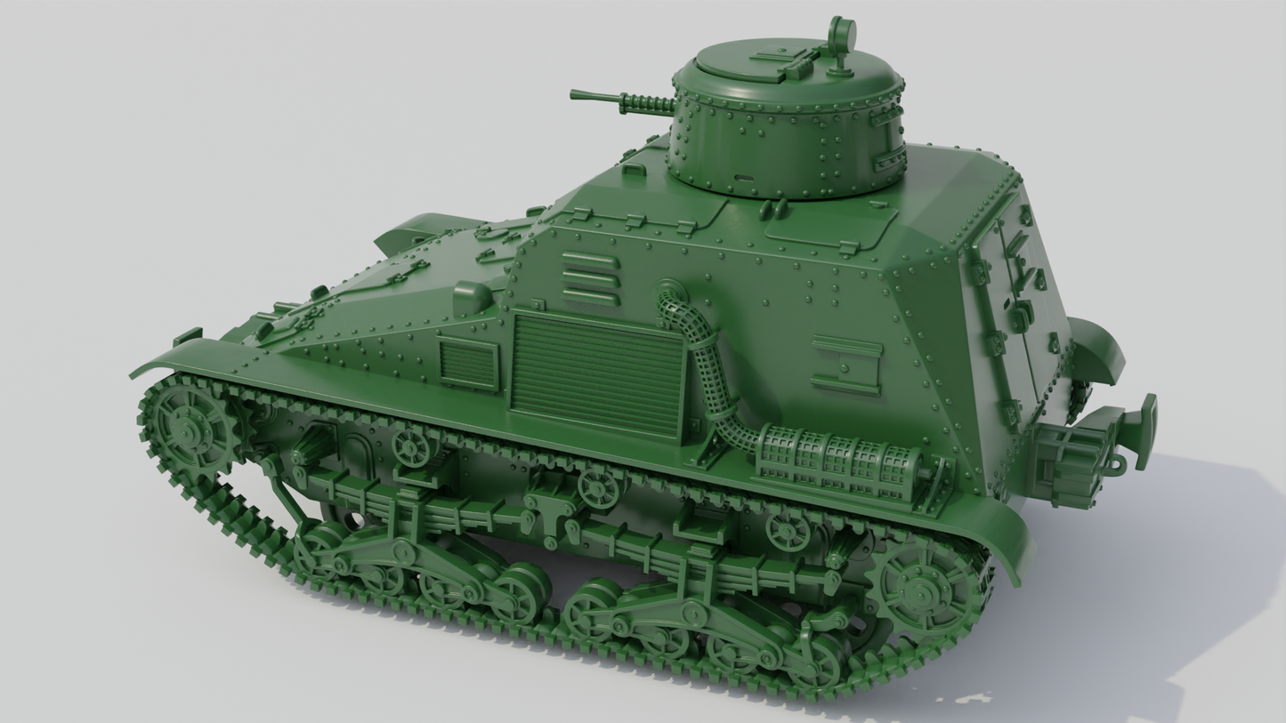 Type 95 So-Ki Armored Railroad Tankette by Wargame3D