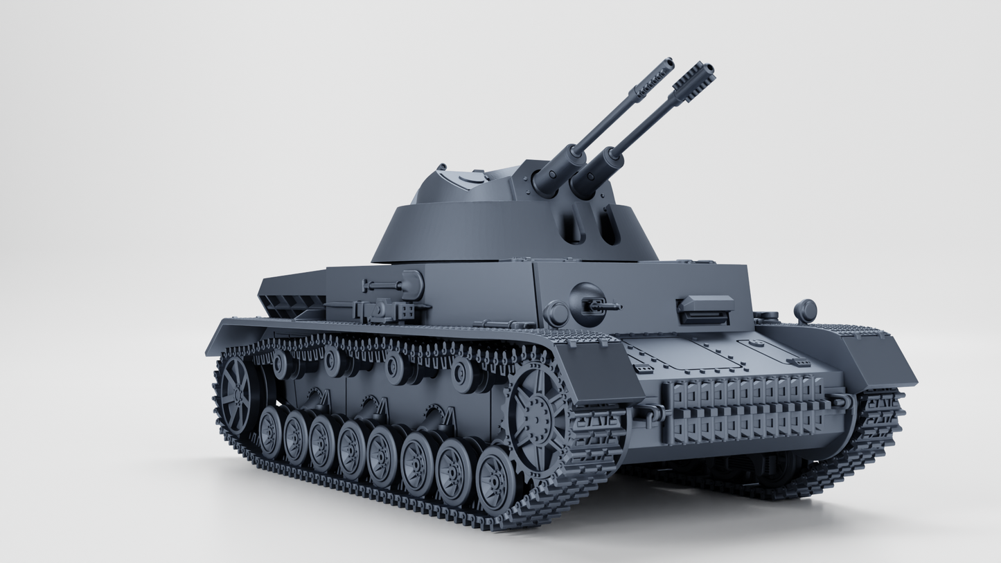 Flakpanzer IV Kugelblitz by Wargame3D