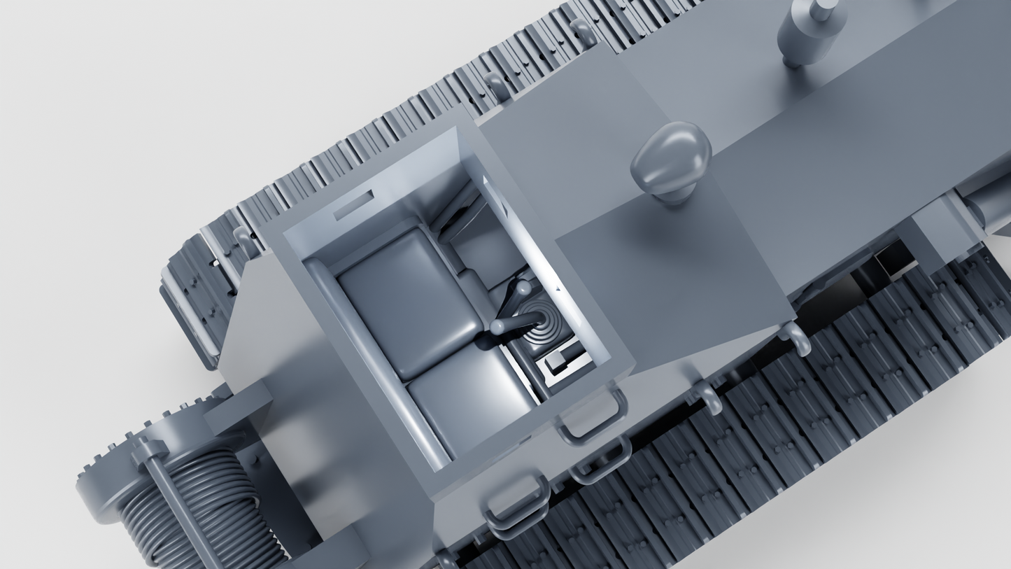 Caterpillar D7 armored by Wargame3D