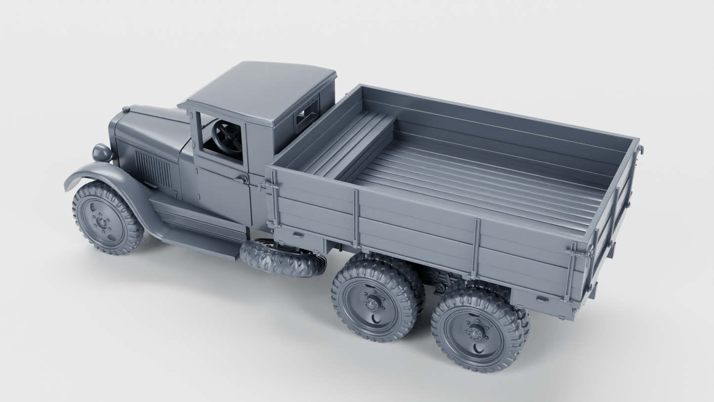 ZIS-6 Army cargo truck (6x4) by Wargame3D