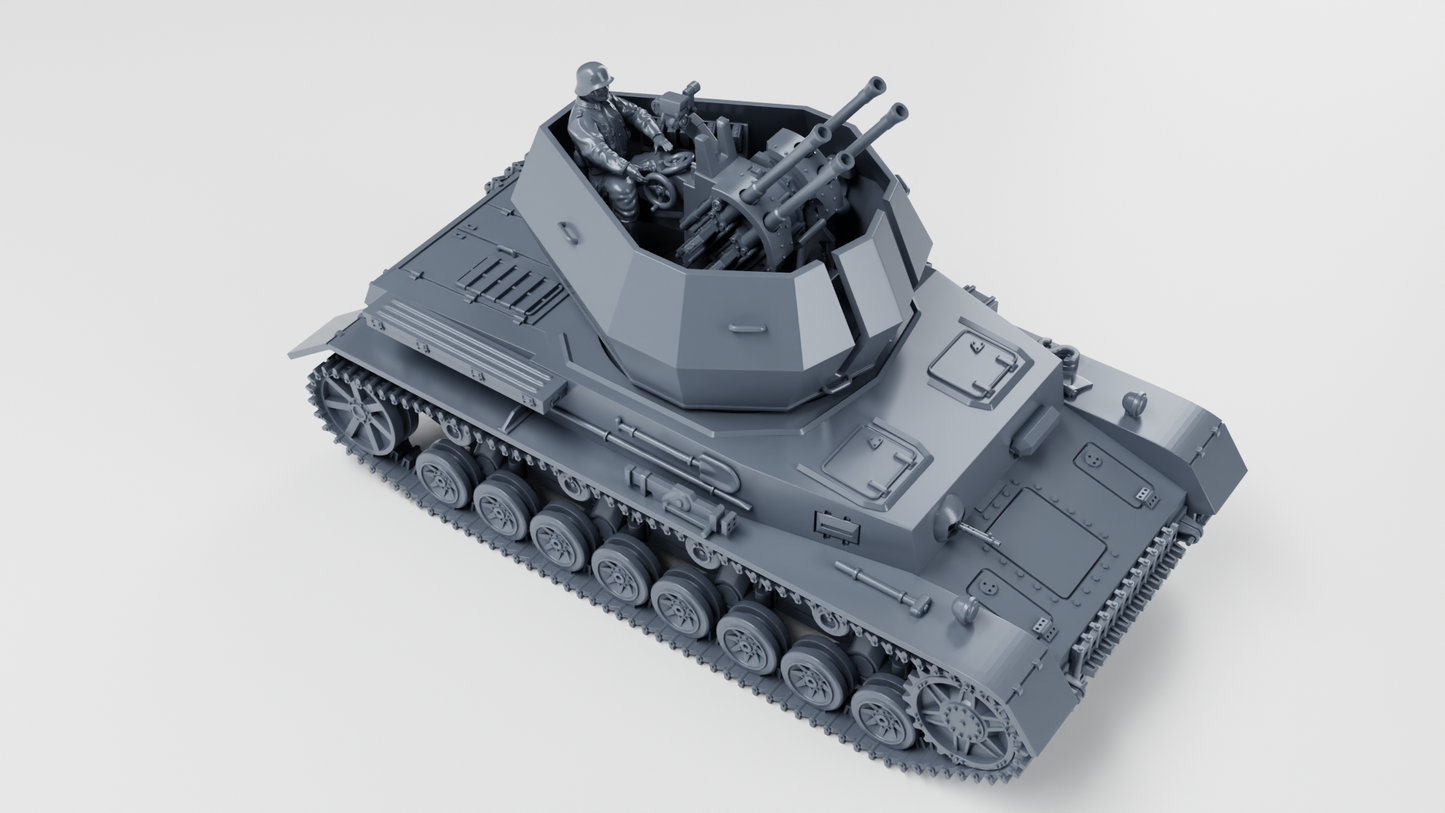 Flakpanzer IV "Wirbelwind" by Wargame3D