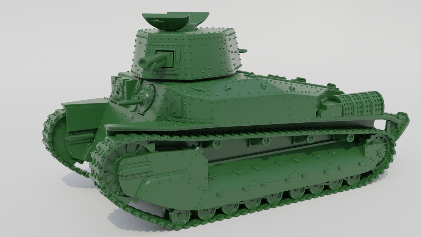 Type 89 I-Go Type B Medium Tank by Wargame3D