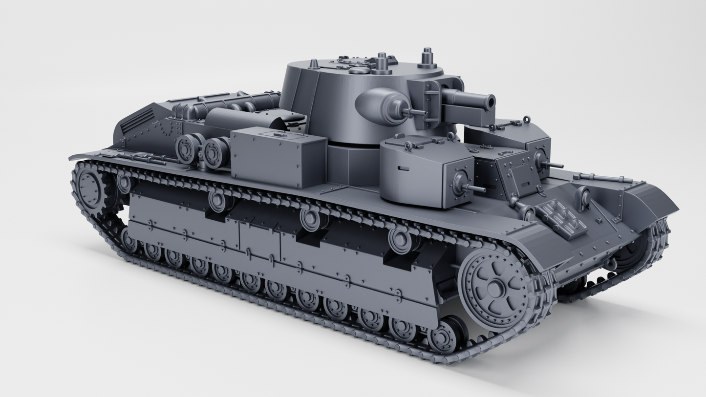 T28 model 140 with conical turret by Wargame3D