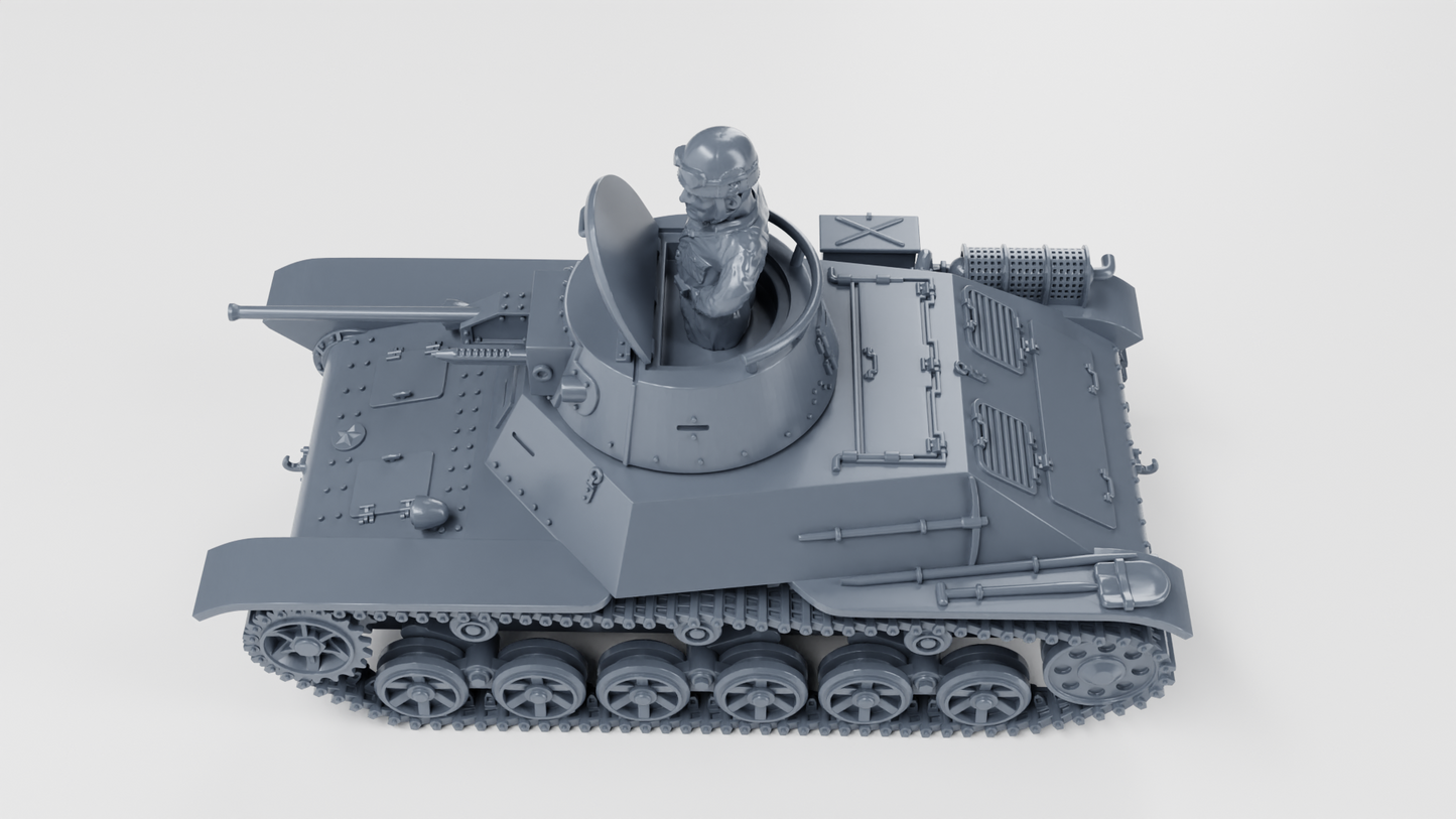Type 2 Ke-To Light Tank by Wargame3D