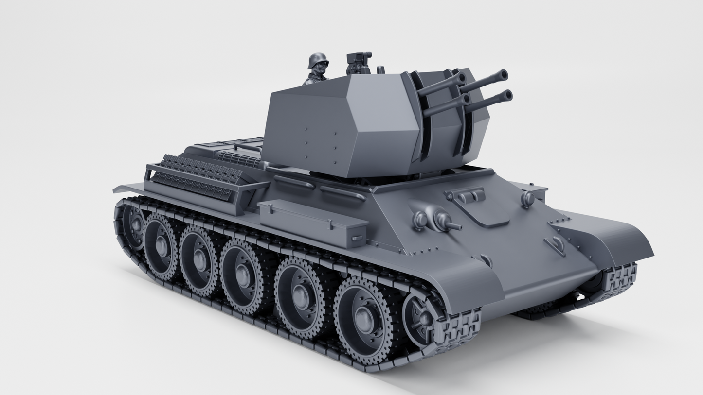 Flakpanzer T_34(r) (2cm Flakvierling 38)