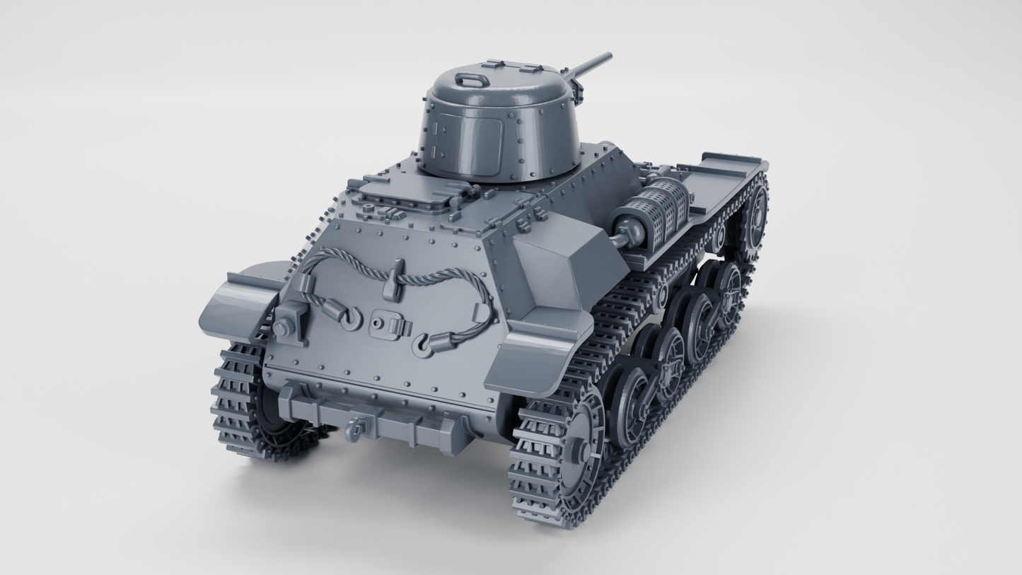 Type 97 Te-Ke Tankette by Wargame3D