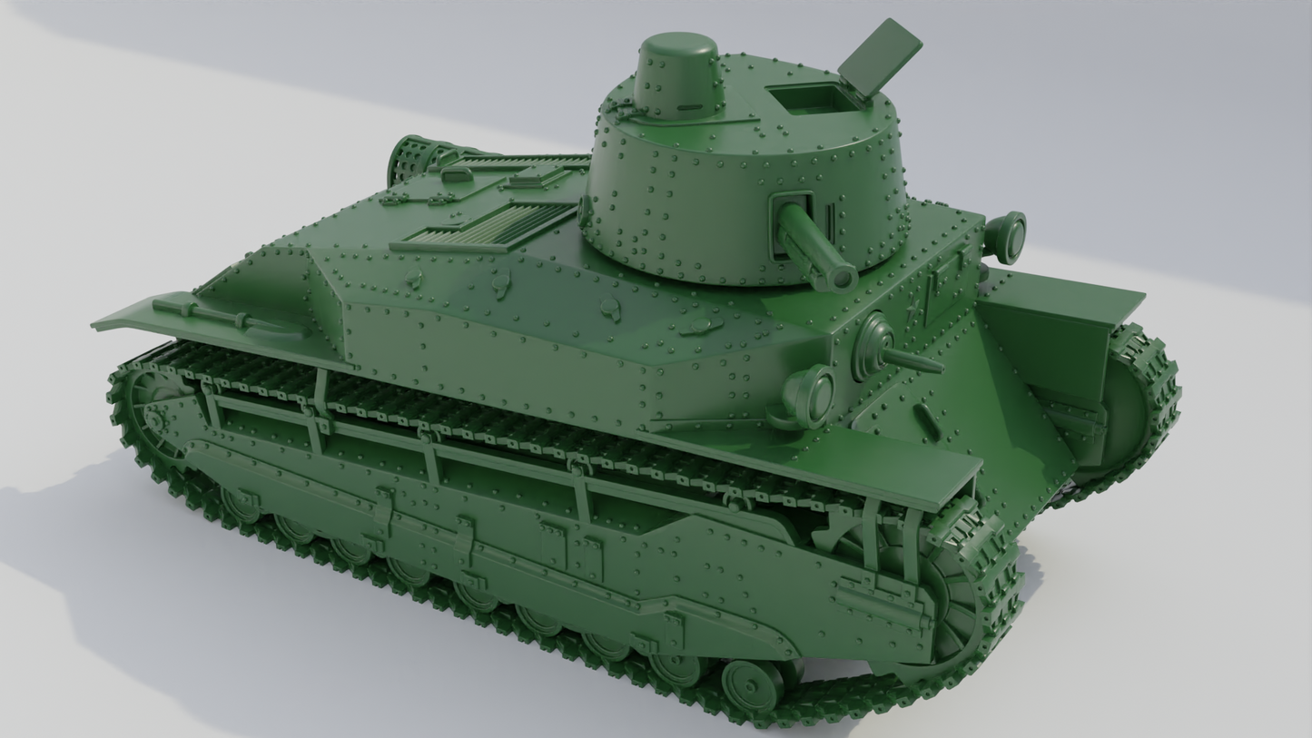 Type 89 I-Go Type A Medium Tank by Wargame3D