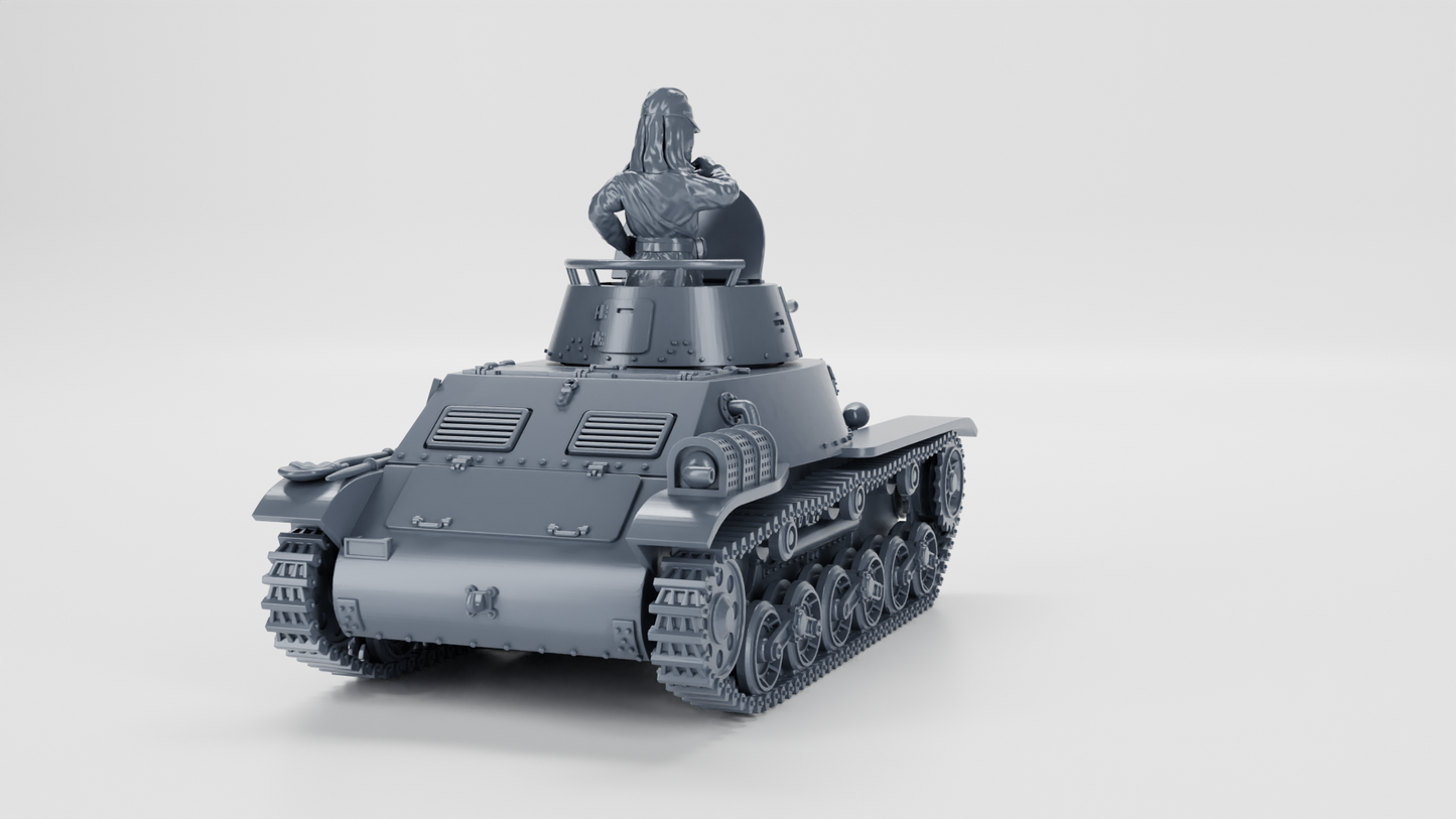 Type 98 Ke-Ni Light Tank by Wargame3D