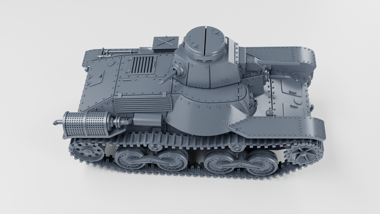 Type 95 Ha-Go Light Tank by Wargame3D