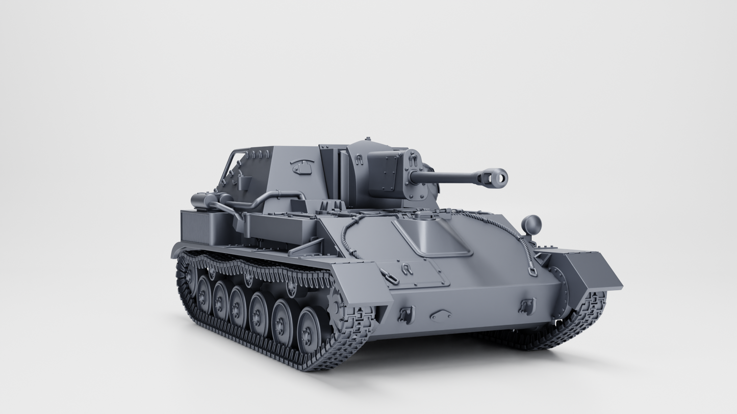 SU-76m self-propelled gun by Wargame3D