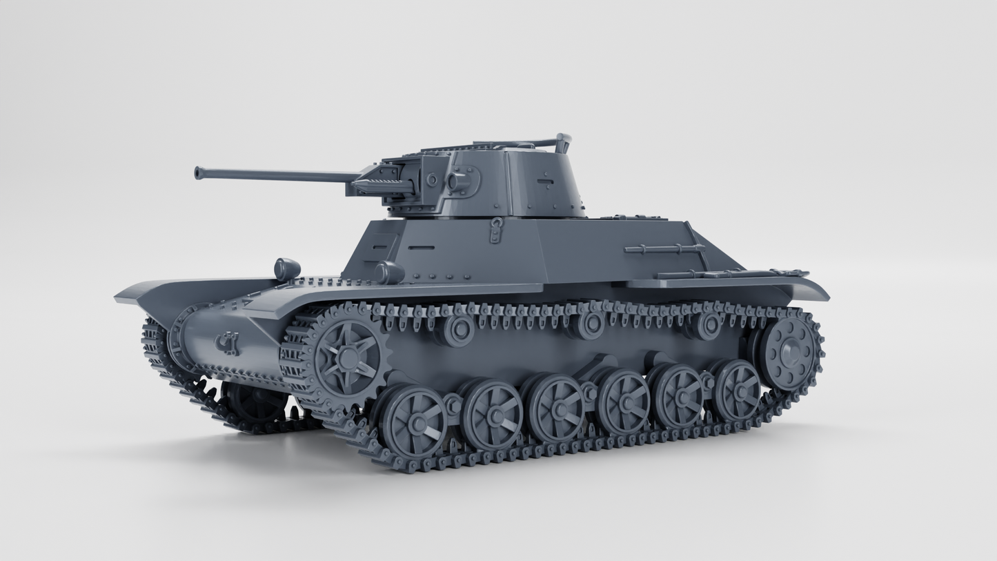 Type 2 Ke-To Light Tank by Wargame3D