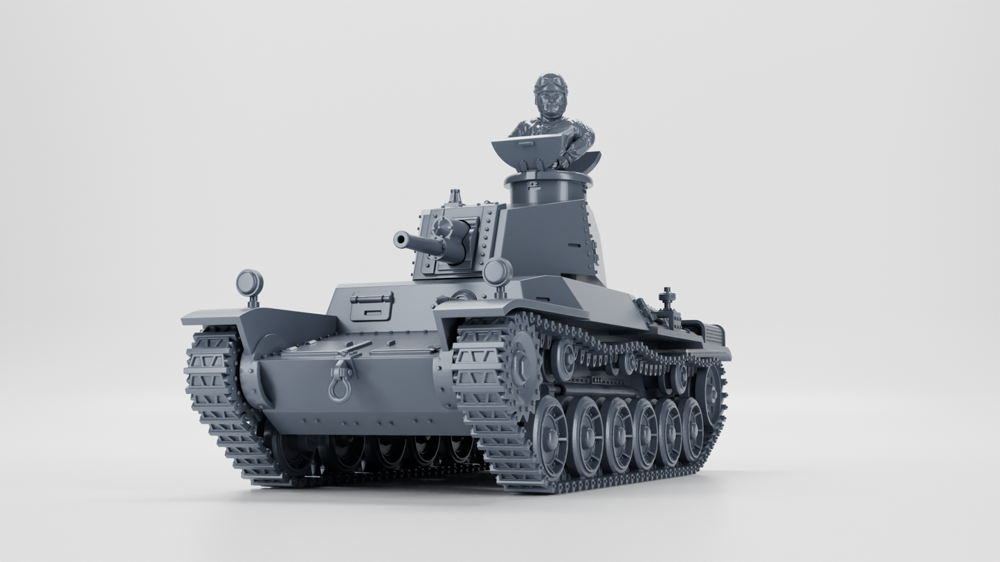 Type 2 Ho-I Medium Tank by Wargame3D