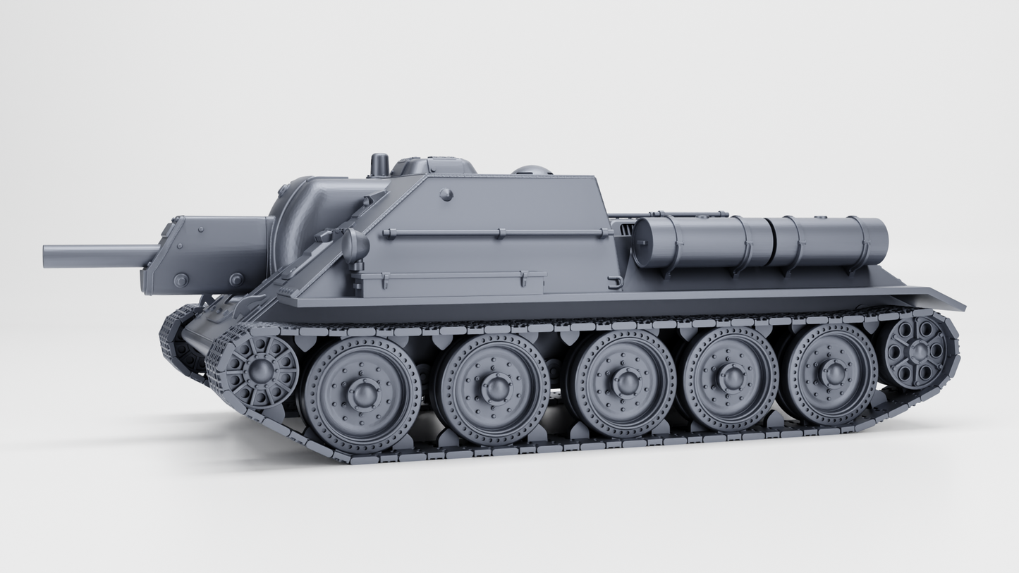 SU-122 Self-propelled howitzer by Wargame3D