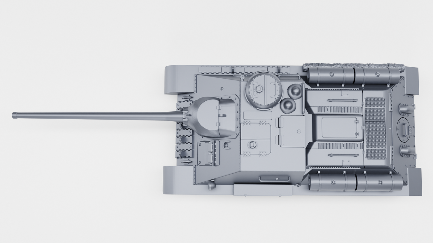 SU-100 self-propelled anti-tank gun by Wargame3D