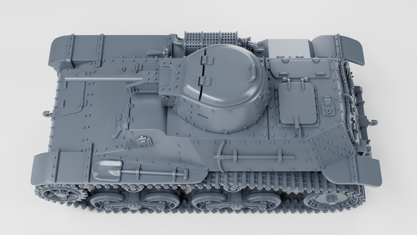 Type 97 Te-Ke Tankette by Wargame3D