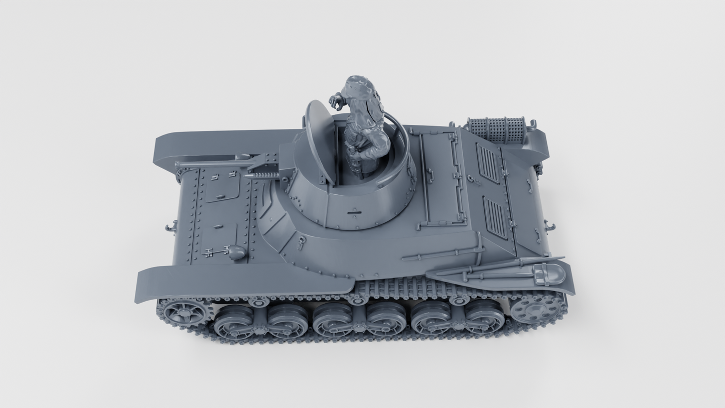 Type 98 Ke-Ni Light Tank by Wargame3D
