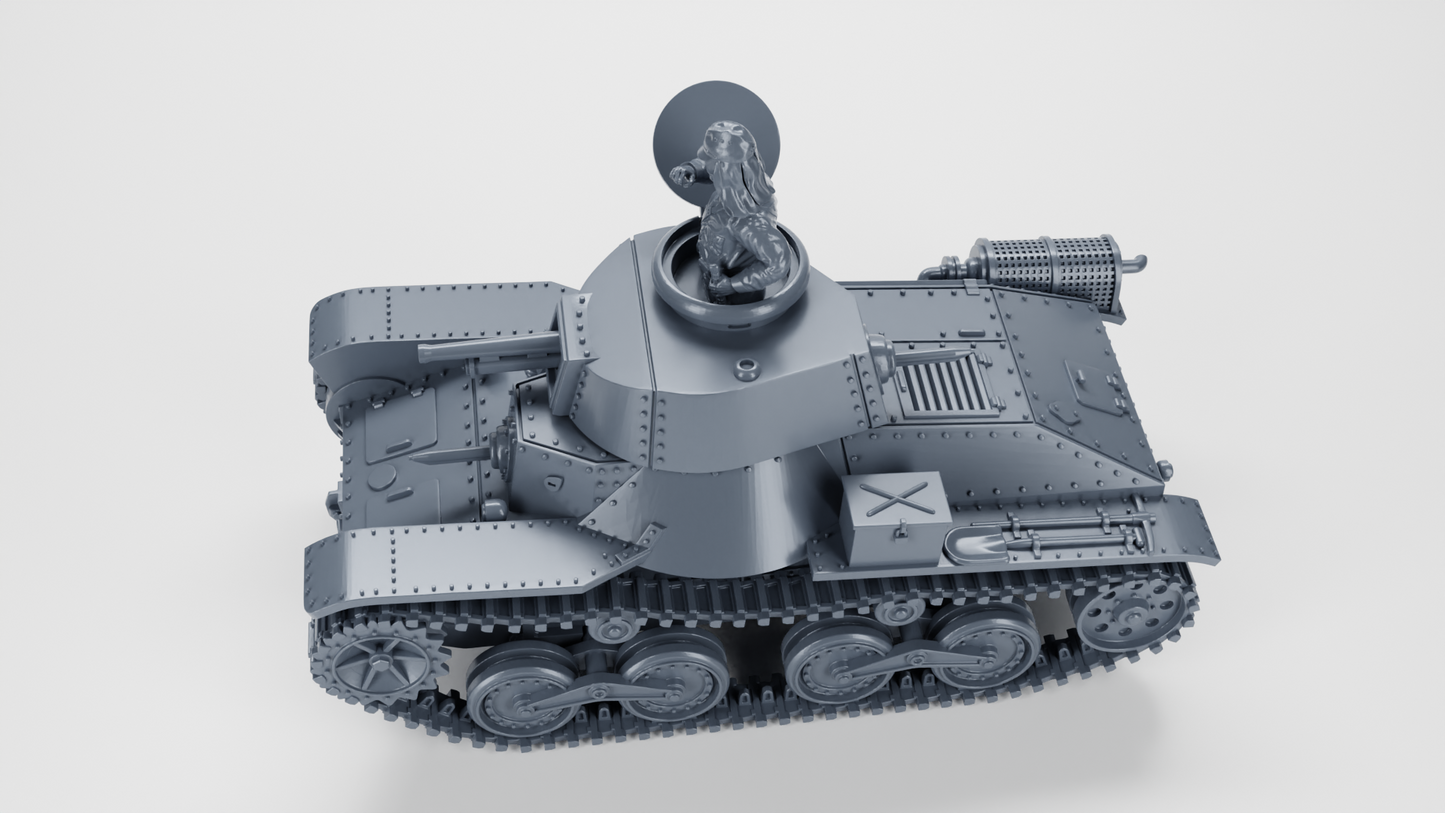 Type 4 Ke-Nu Light tank by Wargame3D