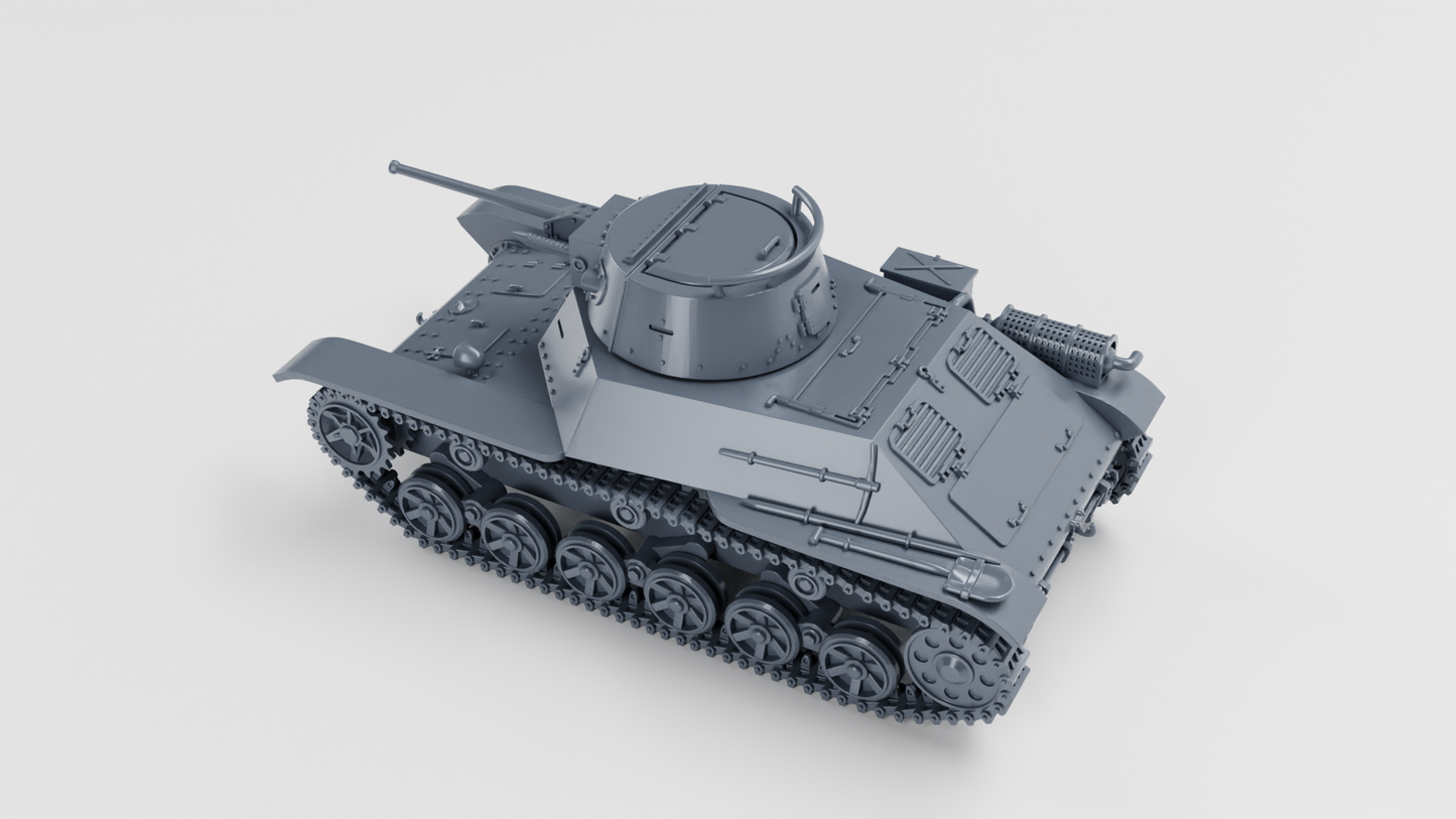 Type 2 Ke-To Light Tank by Wargame3D