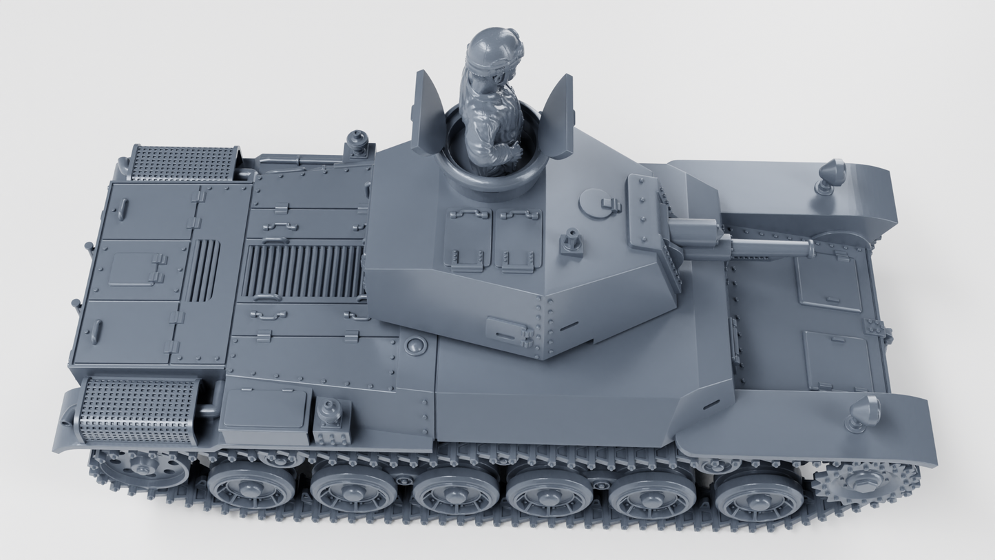 Type 2 Ho-I Medium Tank by Wargame3D
