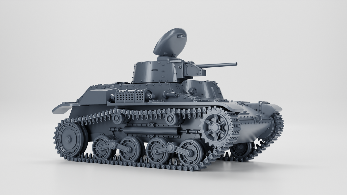 Type 97 Te-Ke Tankette by Wargame3D