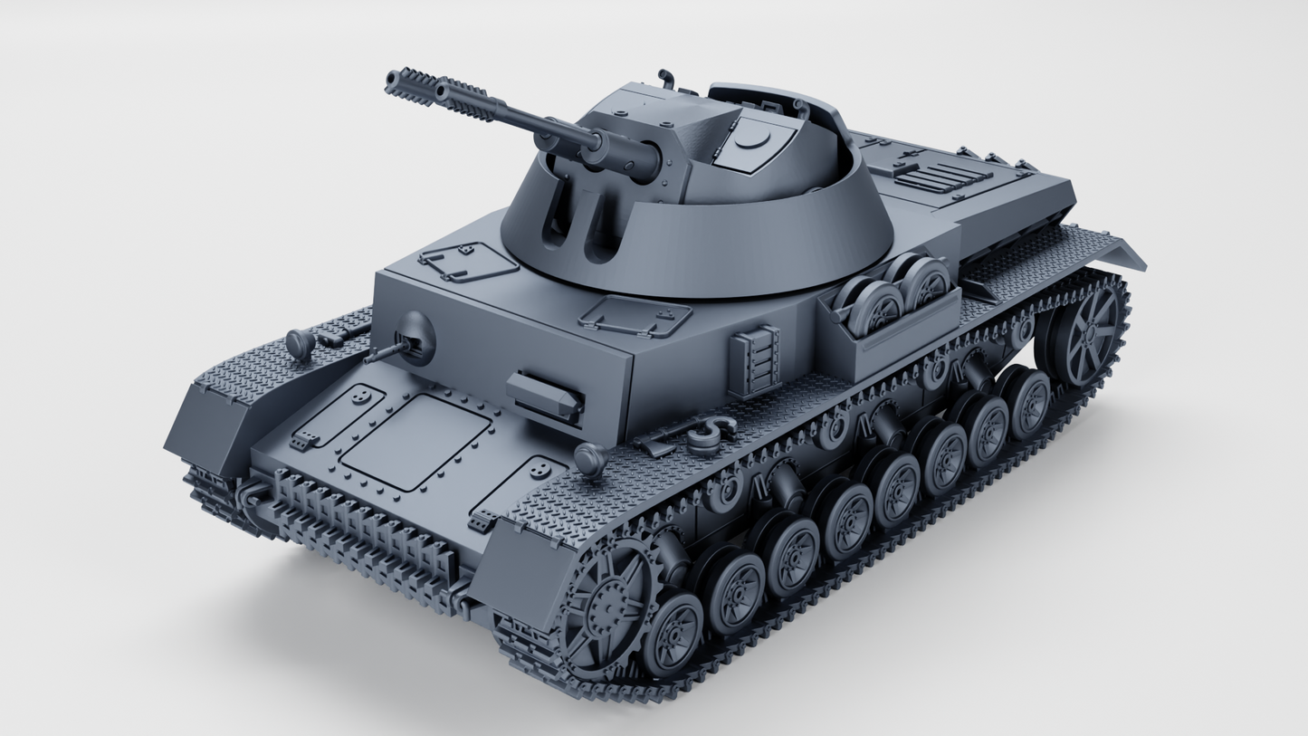 Flakpanzer IV Kugelblitz by Wargame3D
