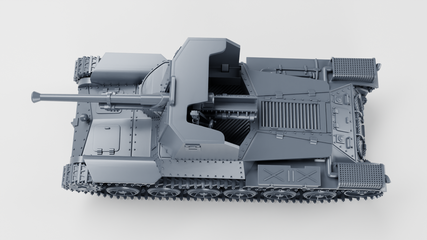 Type 1 Ho-Ni I Self Propelled Gun by Wargame3D