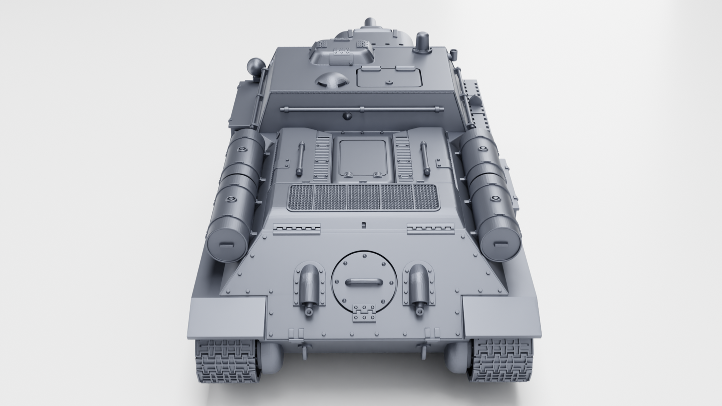 SU-122 Self-propelled howitzer by Wargame3D