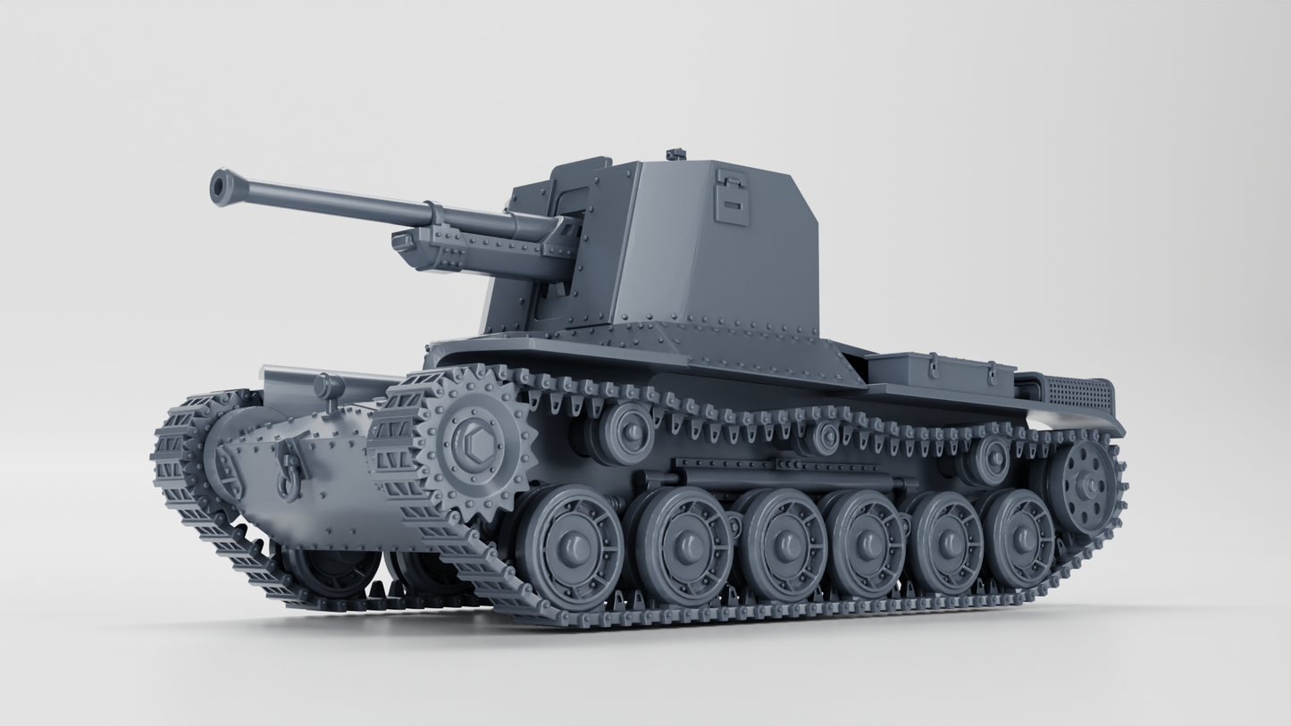 Type 1 Ho-Ni I Self Propelled Gun by Wargame3D