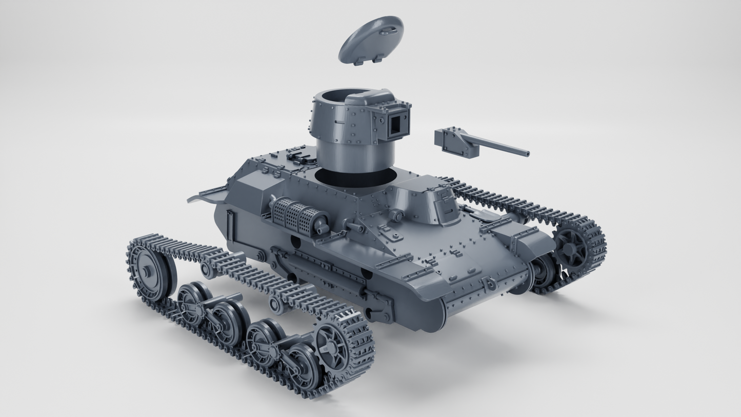 Type 97 Te-Ke Tankette by Wargame3D