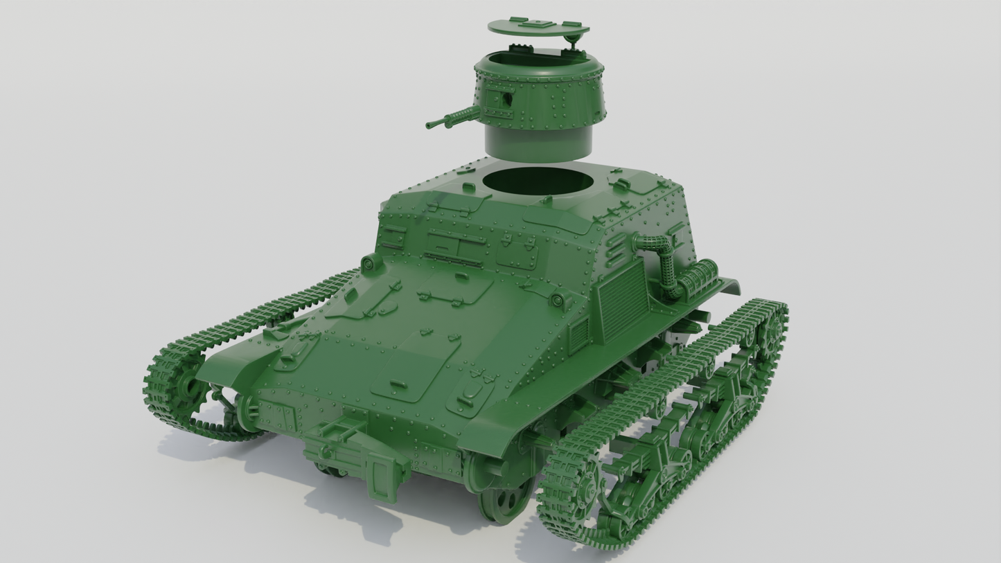 Type 95 So-Ki Armored Railroad Tankette by Wargame3D