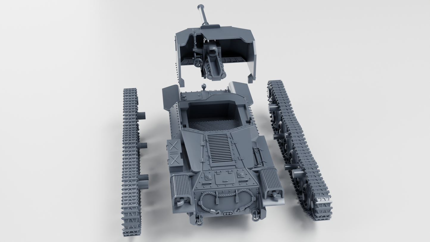 Type 1 Ho-Ni I Self Propelled Gun by Wargame3D