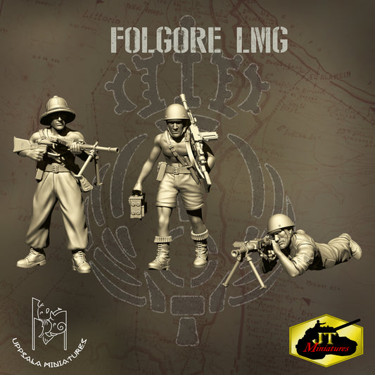 Folgore LMG team by Uppsala Miniatures