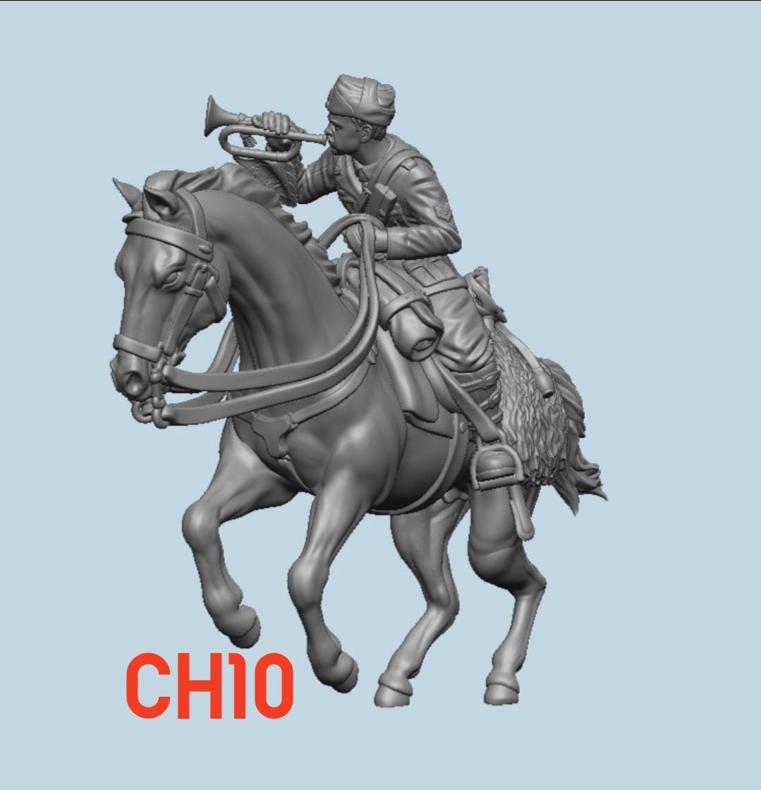 Savoia Cavalry Trumpeteer by Uppsala Miniatures