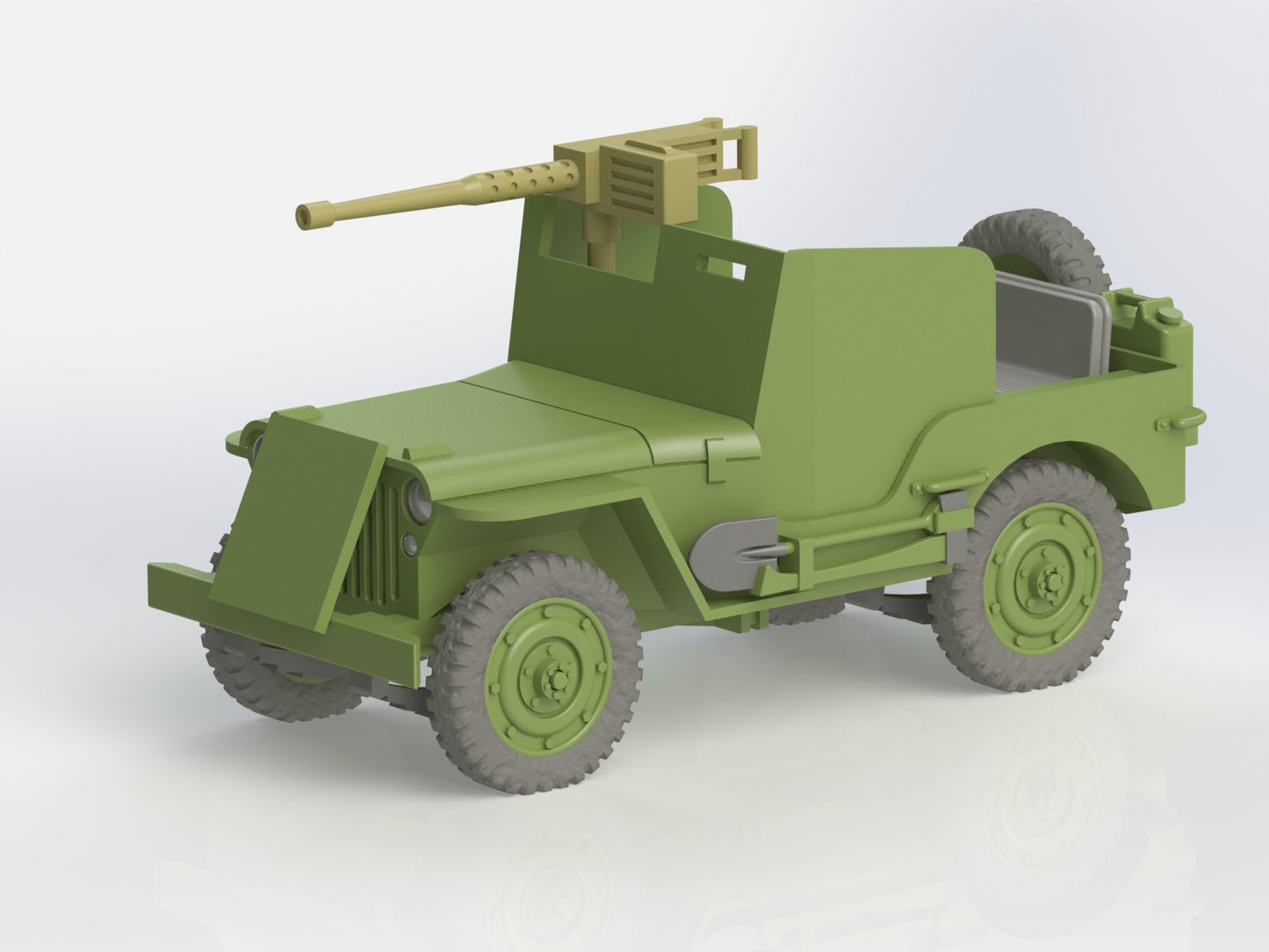 Armored Willys Jeep MB (Ford GPW, 4x4)