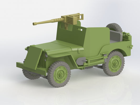 Armored Willys Jeep MB (Ford GPW, 4x4)