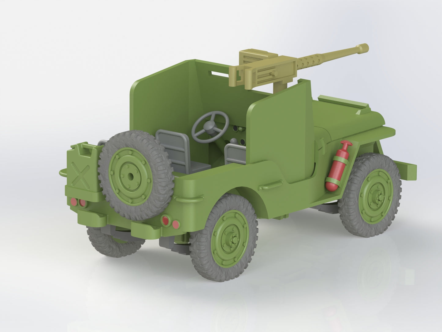 Armored Willys Jeep MB (Ford GPW, 4x4)