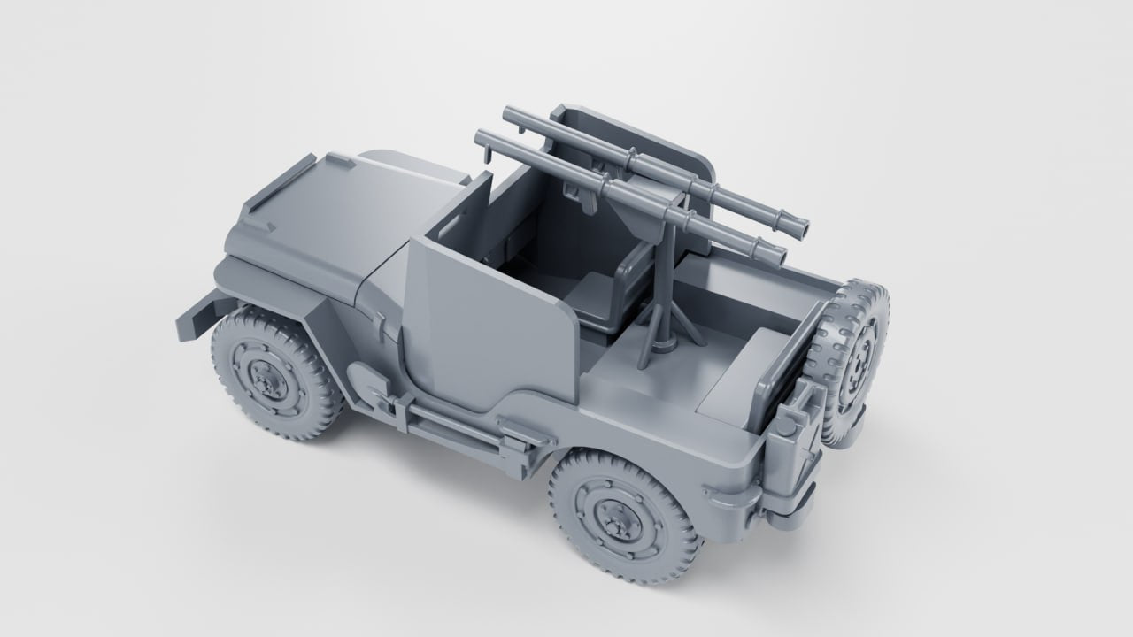 Armored Willys Jeep MB (Ford GPW, 4x4)