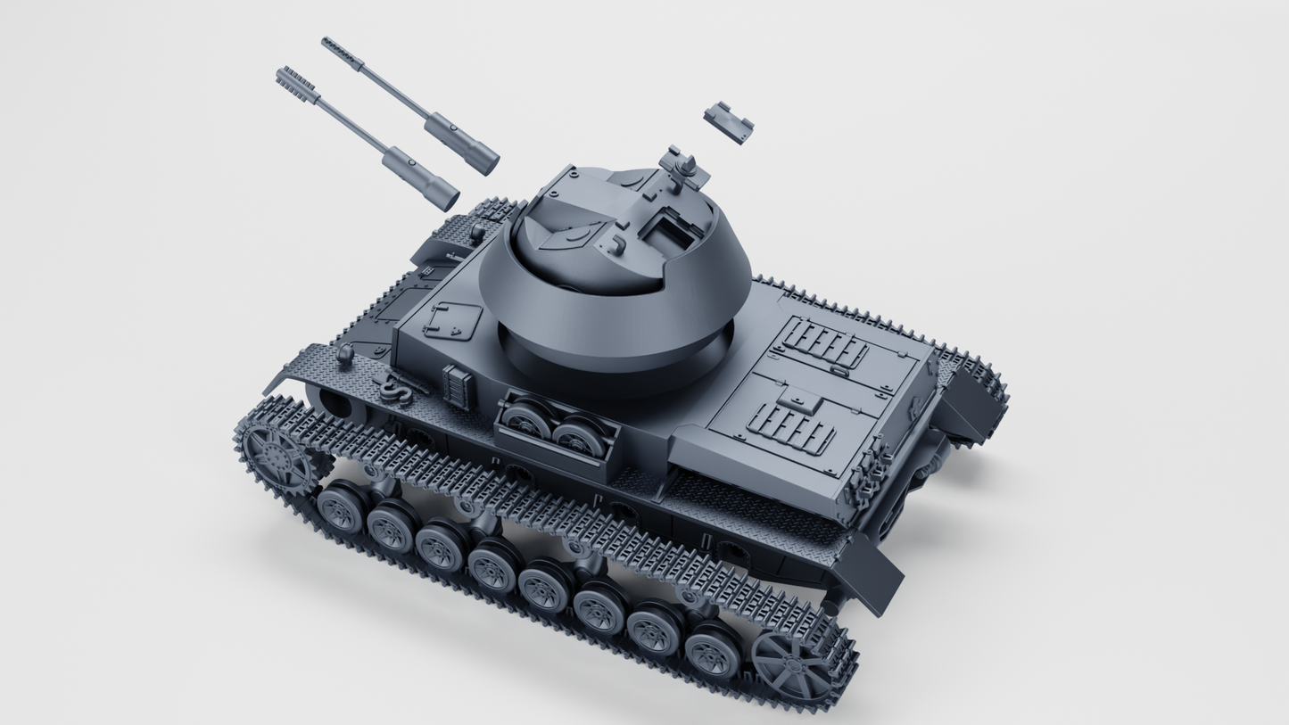 Flakpanzer IV Kugelblitz by Wargame3D